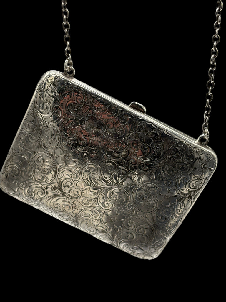 Antique Victorian Sterling Silver Coin Purse