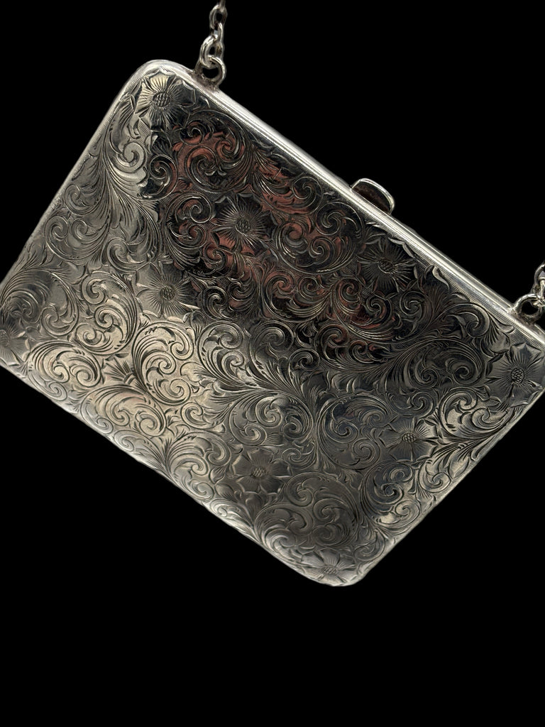 Antique Victorian Sterling Silver Coin Purse