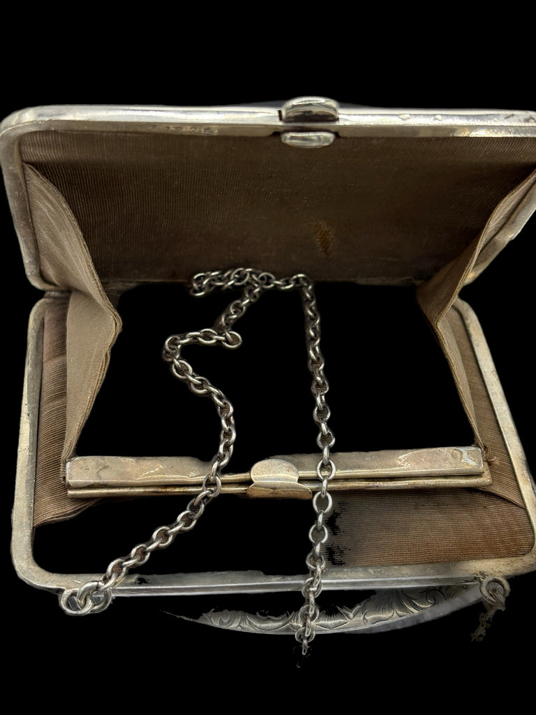 Antique Victorian Sterling Silver Coin Purse