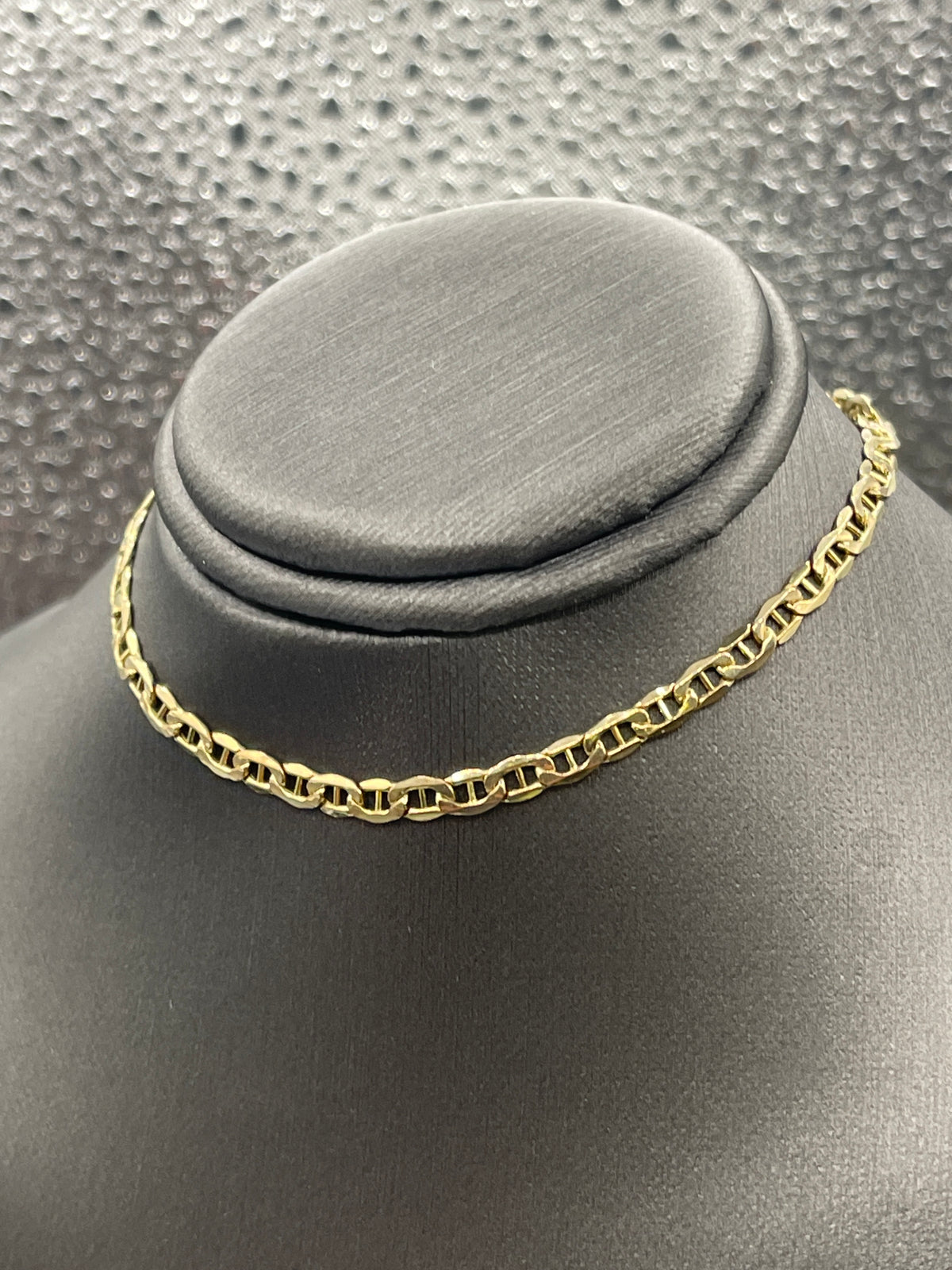 14 Karat Yellow Gold Anchor Link Bracelet