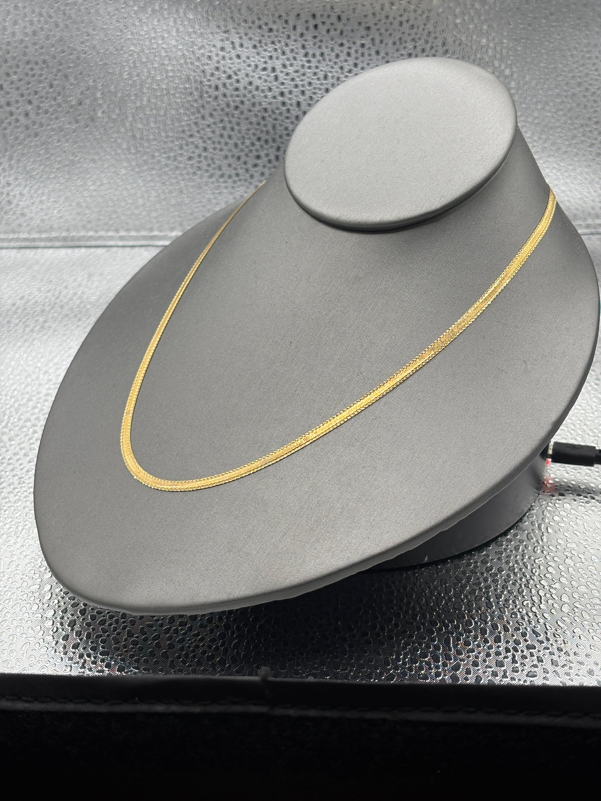 Ladies / Gents 14 Karat Yellow Gold Two Sided Herringbone Chain