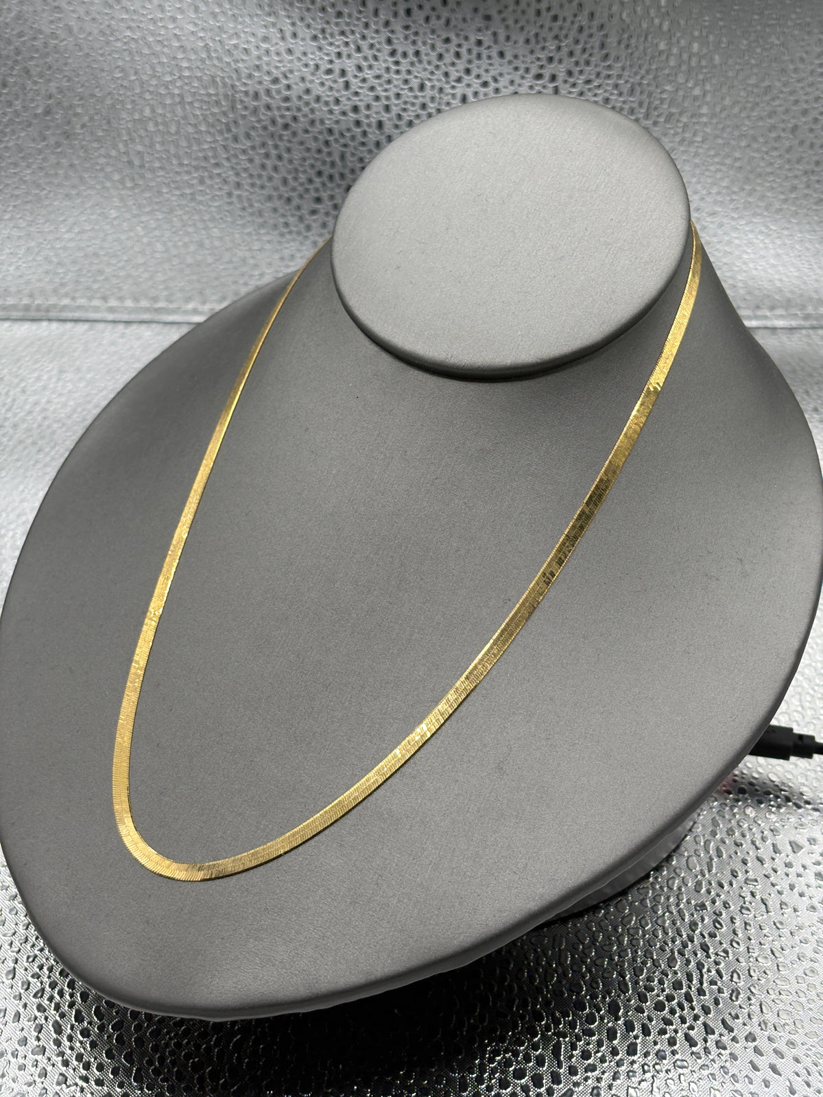 Ladies / Gents 14 Karat Yellow Gold Two Sided Herringbone Chain