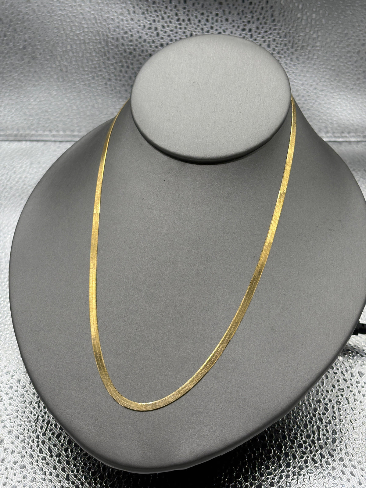 Ladies / Gents 14 Karat Yellow Gold Two Sided Herringbone Chain