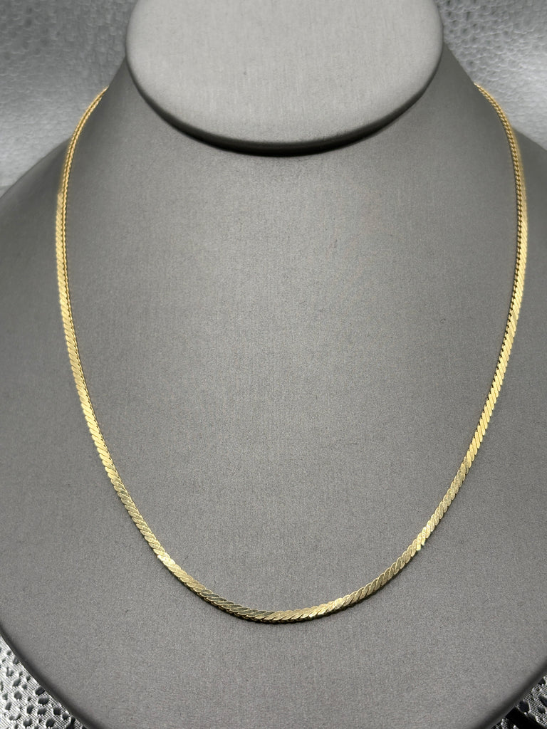 Ladies Vintage 14 Karat Yellow Gold Double S Link Chain