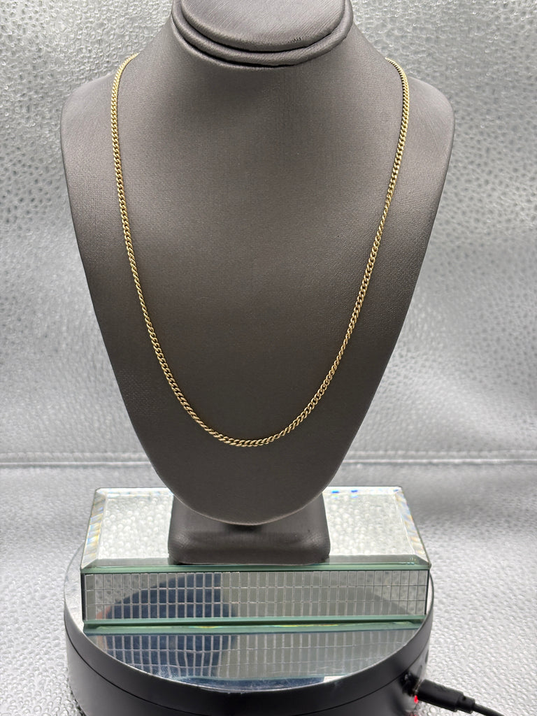 Ladies / Gents 14 Karat Yellow Gold Solid Open Link Chain