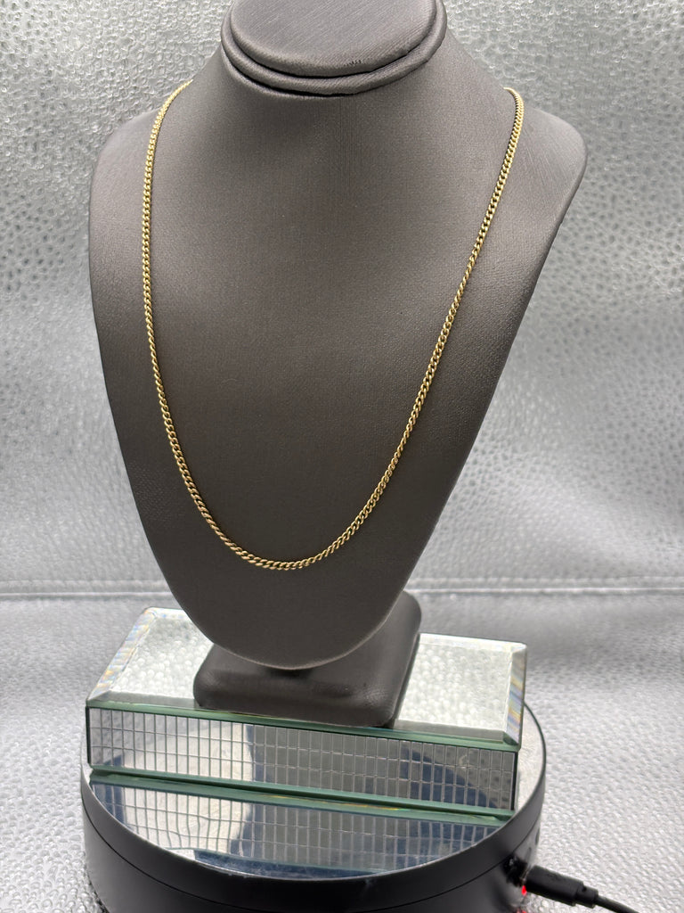 Ladies / Gents 14 Karat Yellow Gold Solid Open Link Chain