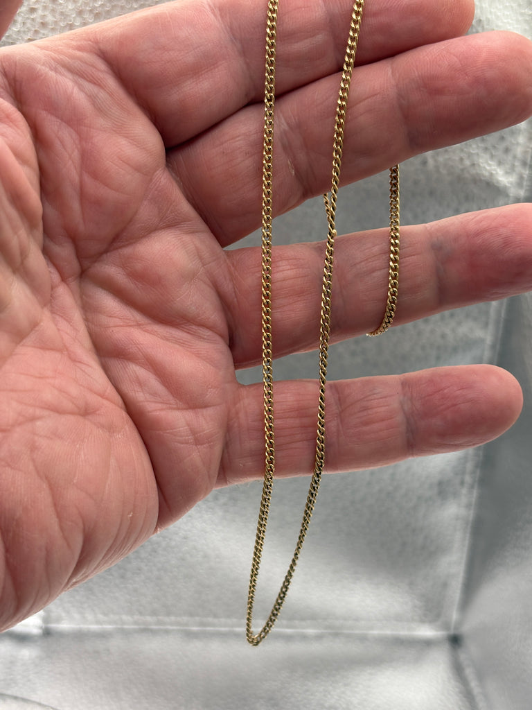 Ladies / Gents 14 Karat Yellow Gold Solid Open Link Chain