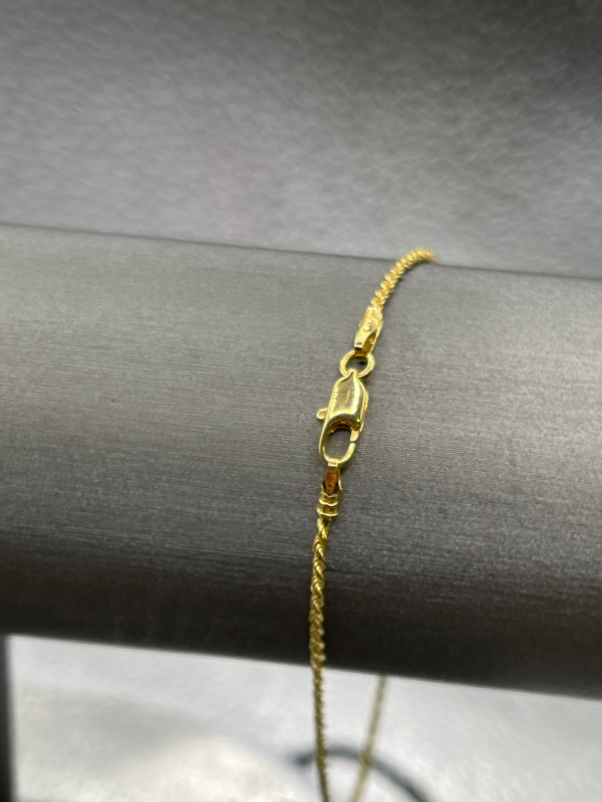 14 Karat Yellow Gold Di-Cut Rope Bracelet
