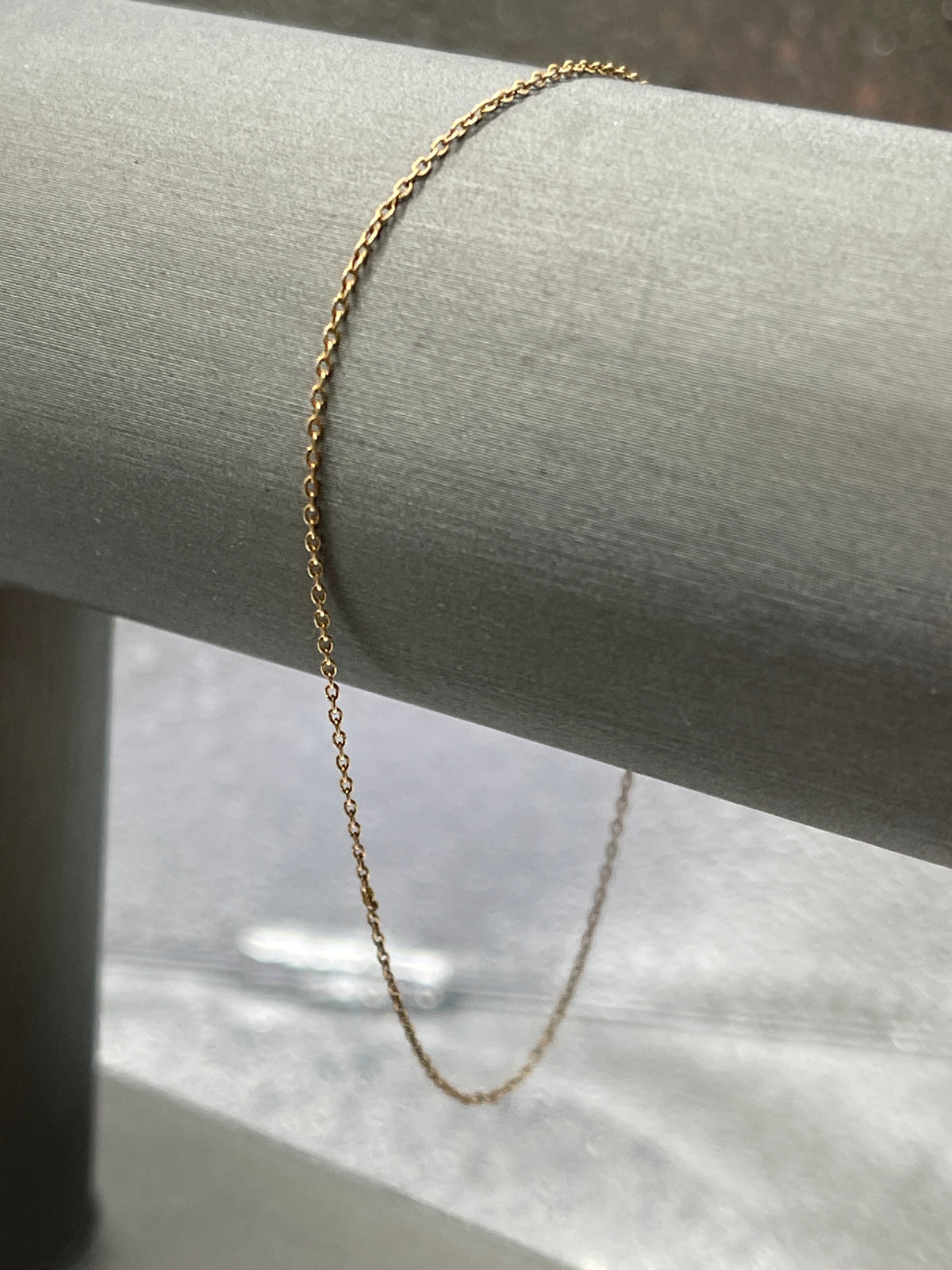 14 Karat Rose Gold Open Link Bracelet