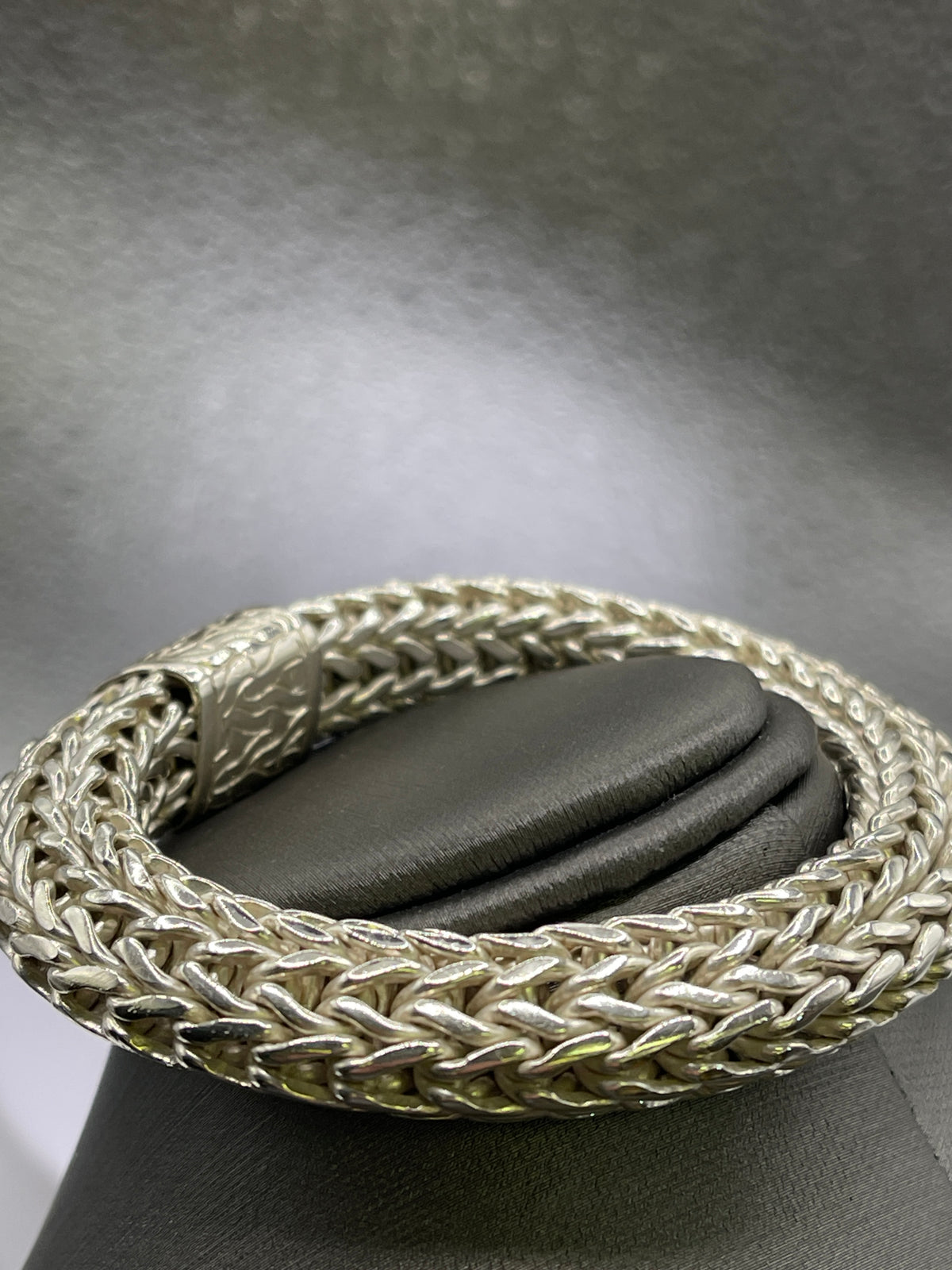 JOHN HARDY Fabulous Men’s .925 Sterling Silver Triple Woven Bracelet