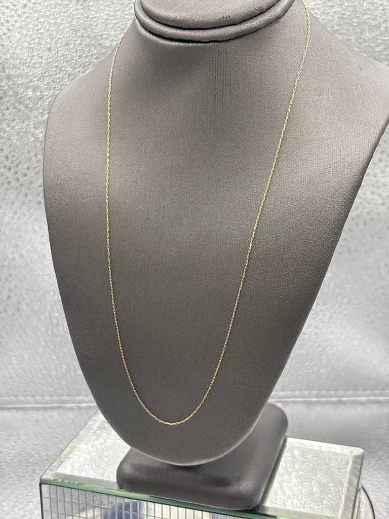 Ladies 14 Karat Yellow Gold Pendant Chain