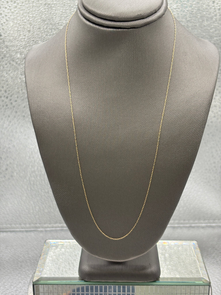 Ladies 14 Karat Yellow Gold Pendant Chain