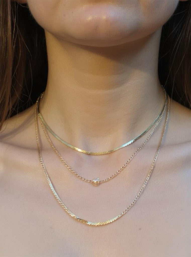 Ladies Vintage 14 Karat Yellow Gold Double S Link Chain