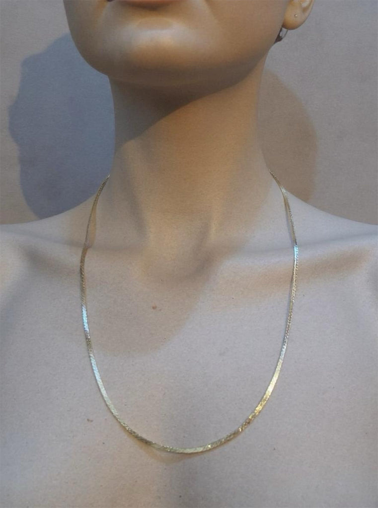 Ladies Vintage 14 Karat Yellow Gold Double S Link Chain