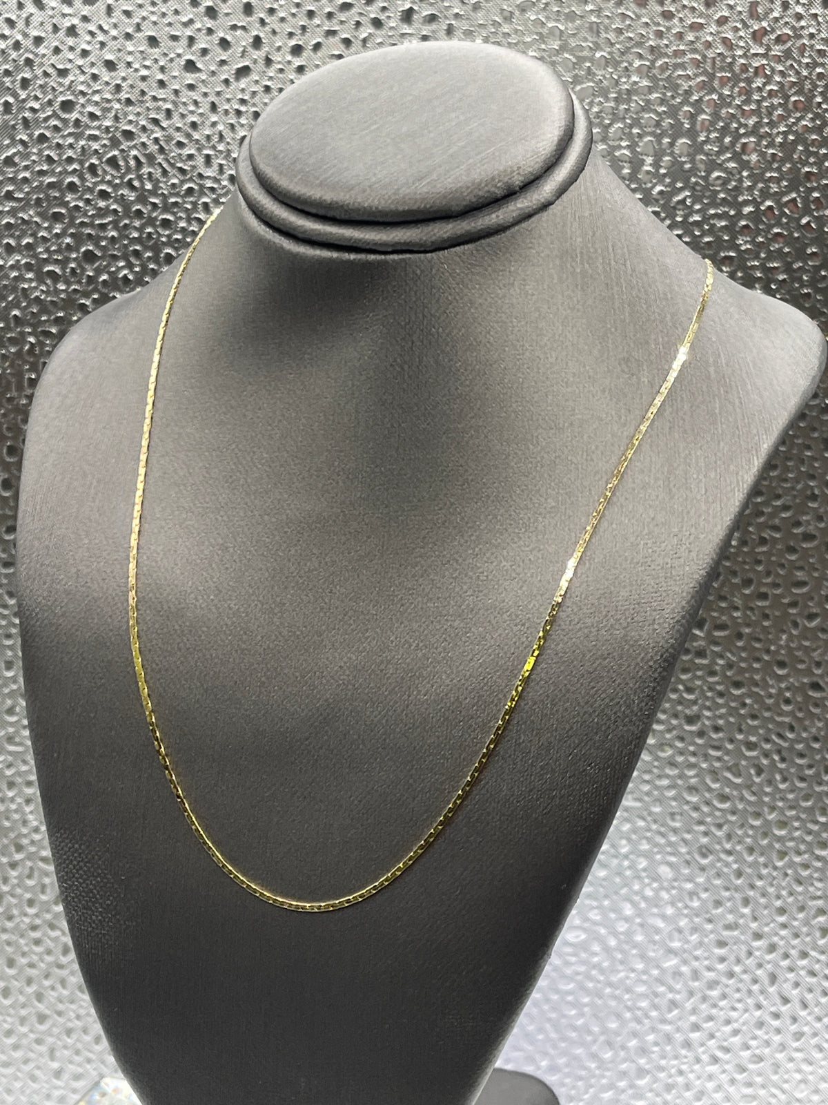 Ladies 14 Karat Yellow Gold Flat Woven Link Chain