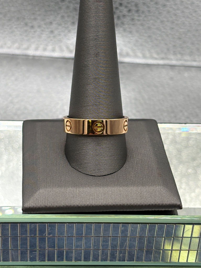 Cartier Vintage Ladies/Gents 18 Karat Rose Gold 66 Love Band