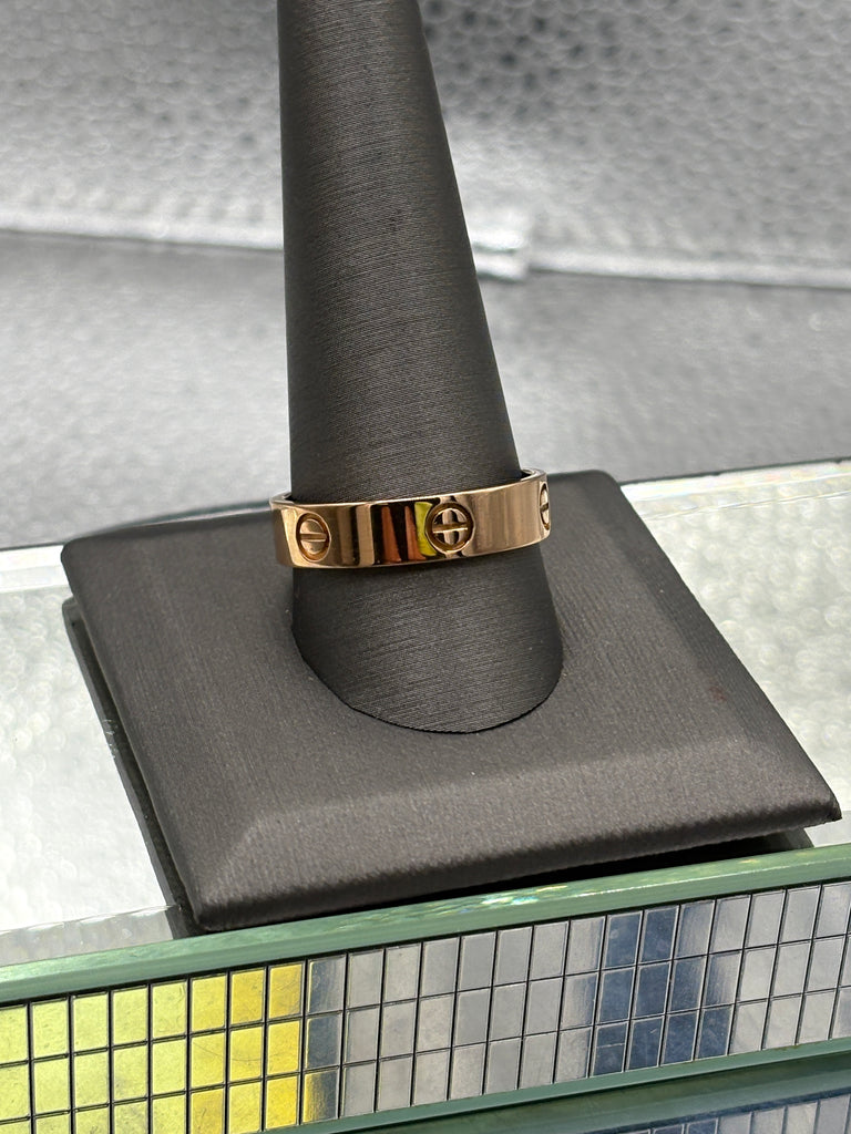 Cartier Vintage Ladies/Gents 18 Karat Rose Gold 66 Love Band
