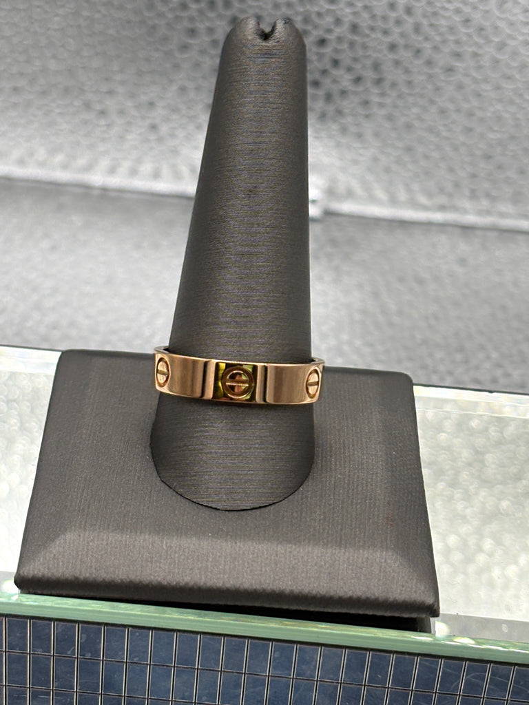 Cartier Vintage Ladies/Gents 18 Karat Rose Gold 66 Love Band