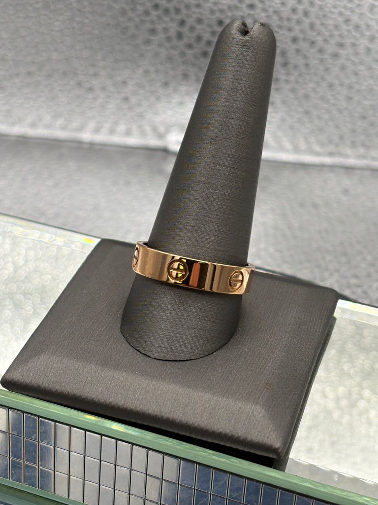 Cartier Vintage Ladies/Gents 18 Karat Rose Gold 66 Love Band