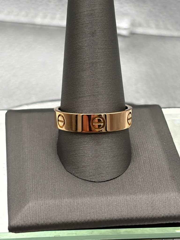 Cartier Vintage Ladies/Gents 18 Karat Rose Gold 66 Love Band