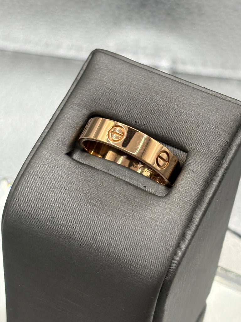 Cartier Vintage Ladies/Gents 18 Karat Rose Gold 66 Love Band