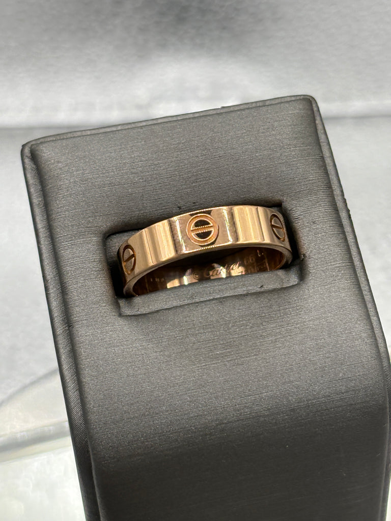 Cartier Vintage Ladies/Gents 18 Karat Rose Gold 66 Love Band