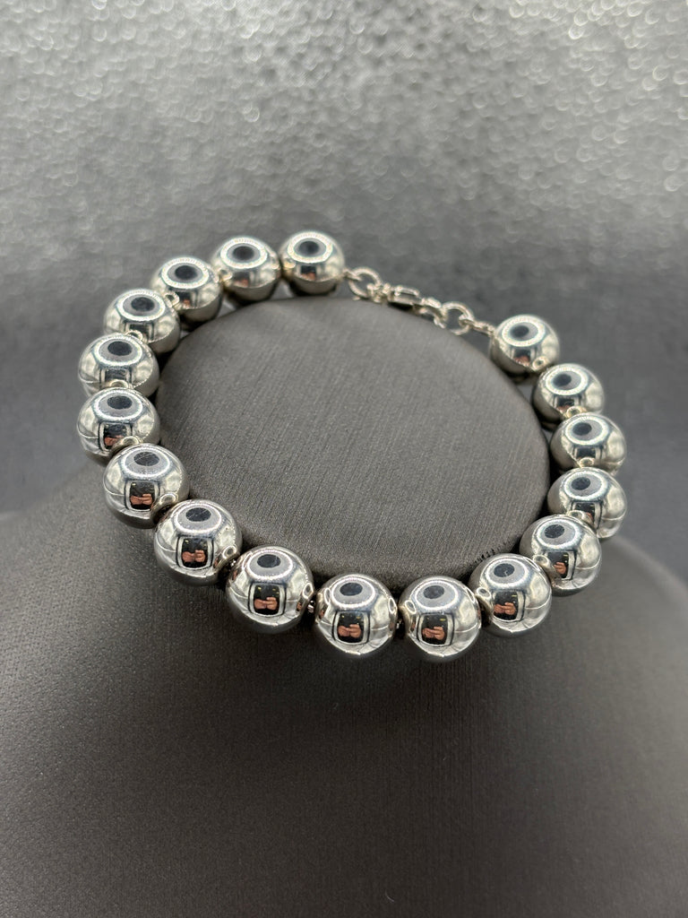 Authentic Vintage Tiffany & Co Sterling Silver Ball Bracelet