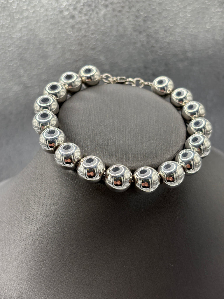 Authentic Vintage Tiffany & Co Sterling Silver Ball Bracelet
