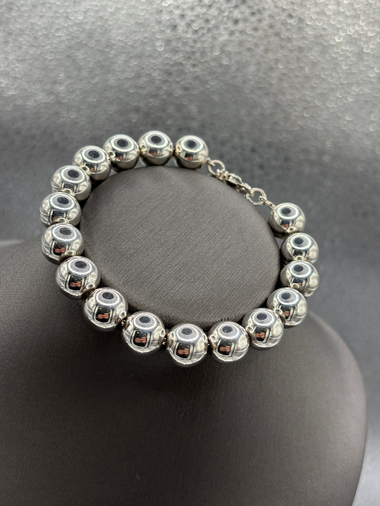Authentic Vintage Tiffany & Co Sterling Silver Ball Bracelet