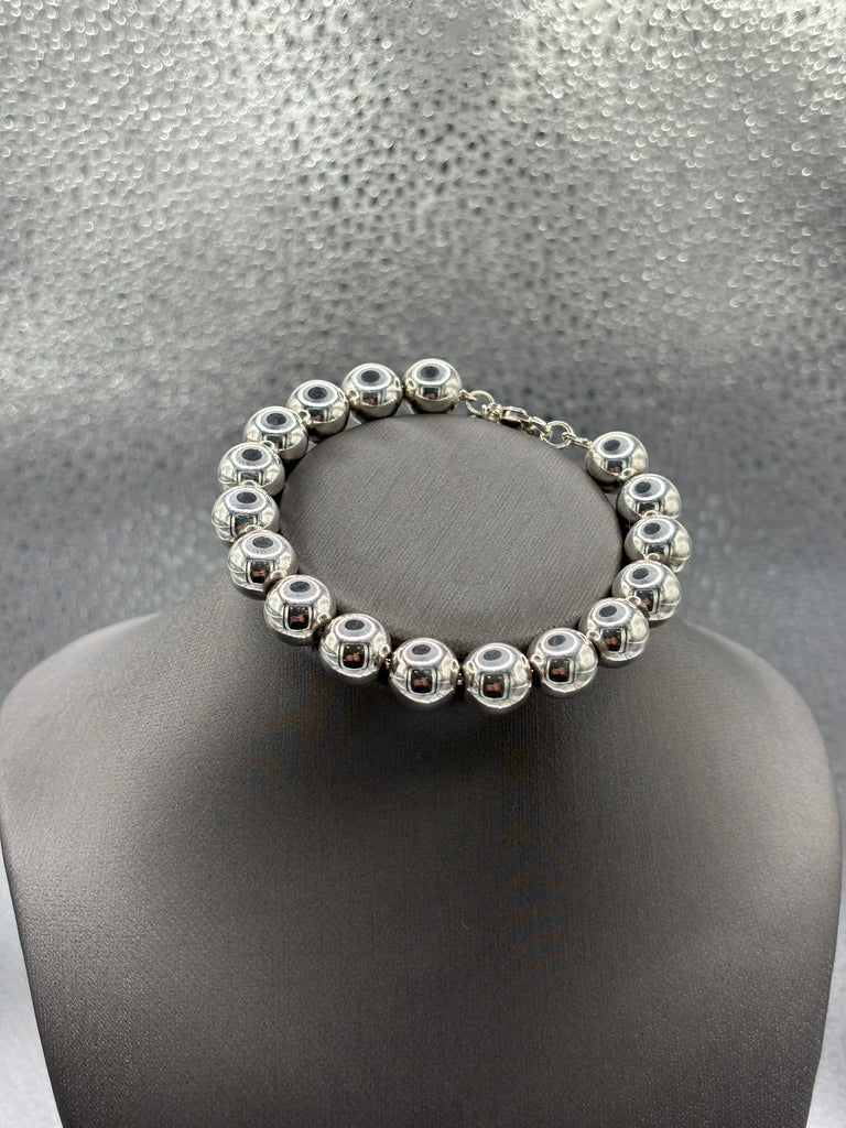 Authentic Vintage Tiffany & Co Sterling Silver Ball Bracelet