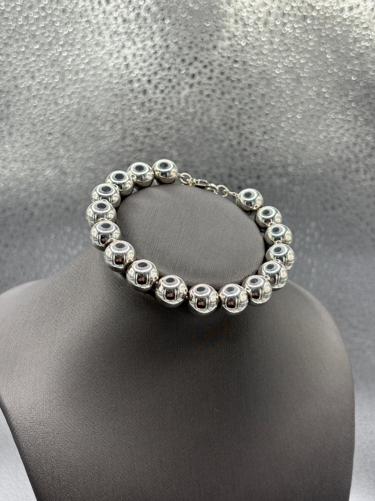 Authentic Vintage Tiffany & Co Sterling Silver Ball Bracelet