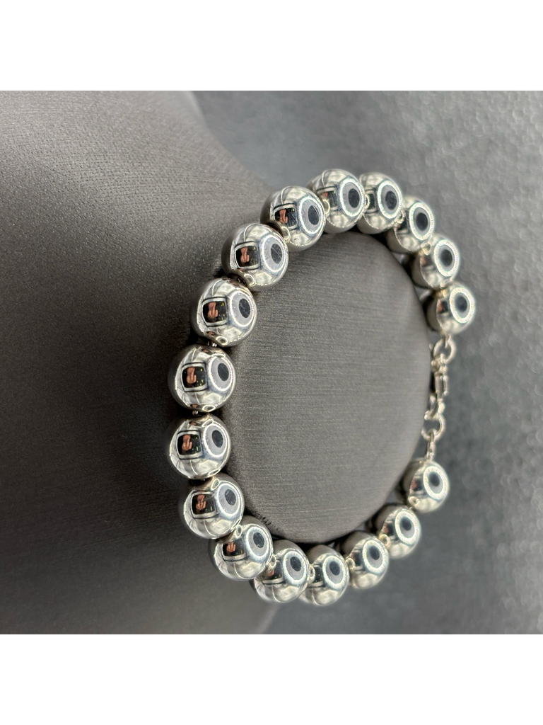 Authentic Vintage Tiffany & Co Sterling Silver Ball Bracelet