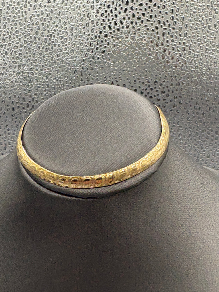 14 Karat Yellow Gold Ladies Snake Swirl Bracelet