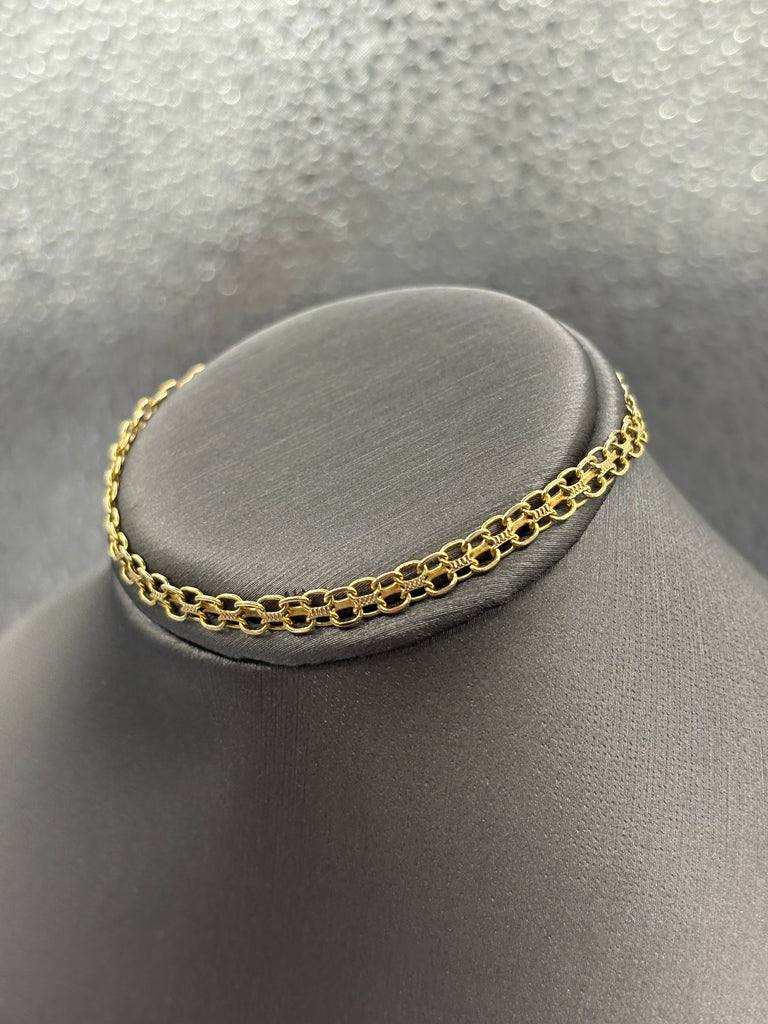 10 Karat Yellow Gold Ladies Open Copenhagen Bracelet