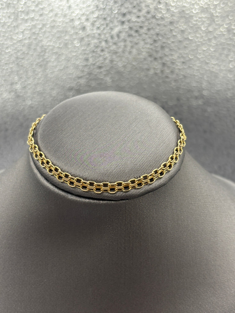 10 Karat Yellow Gold Ladies Open Copenhagen Bracelet