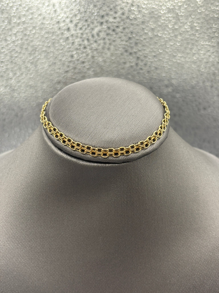 10 Karat Yellow Gold Ladies Open Copenhagen Bracelet