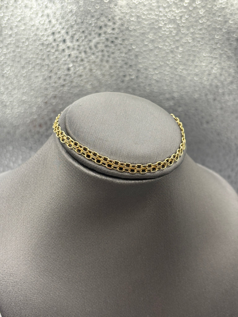 10 Karat Yellow Gold Ladies Open Copenhagen Bracelet