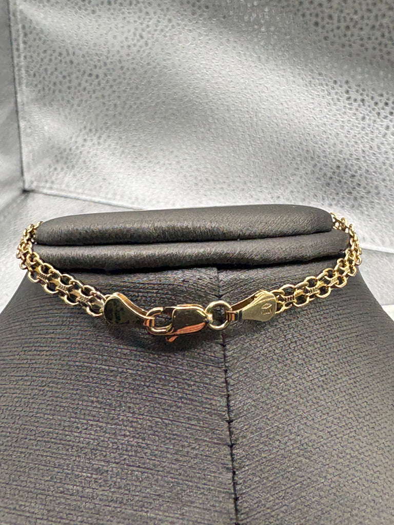 10 Karat Yellow Gold Ladies Open Copenhagen Bracelet