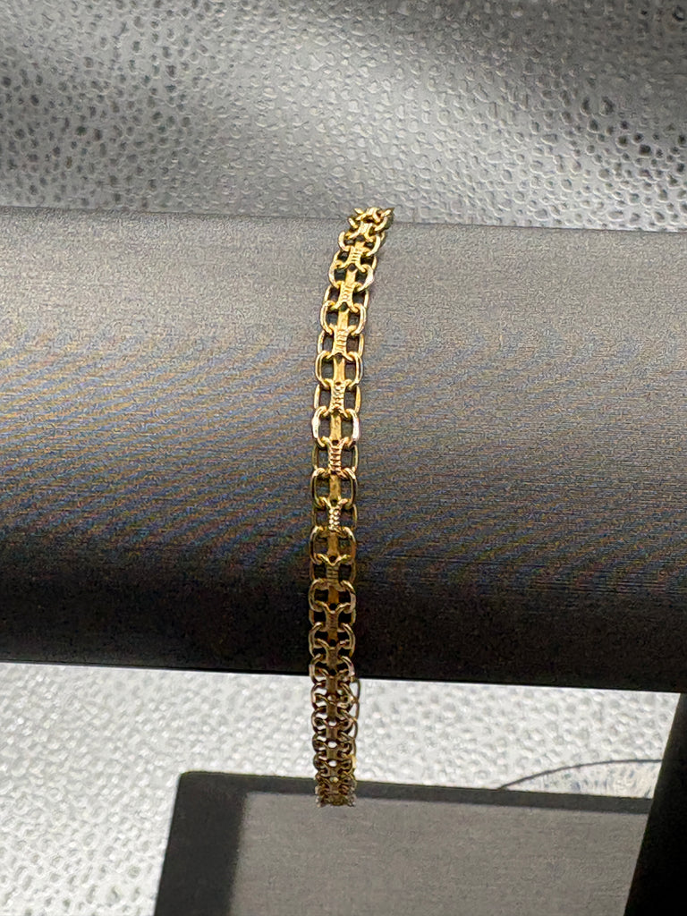 10 Karat Yellow Gold Ladies Open Copenhagen Bracelet