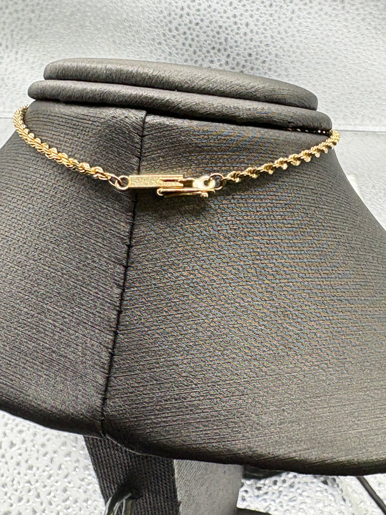 14 Karat Yellow Gold Ladies / Gents Royal Bar Link Bracelet