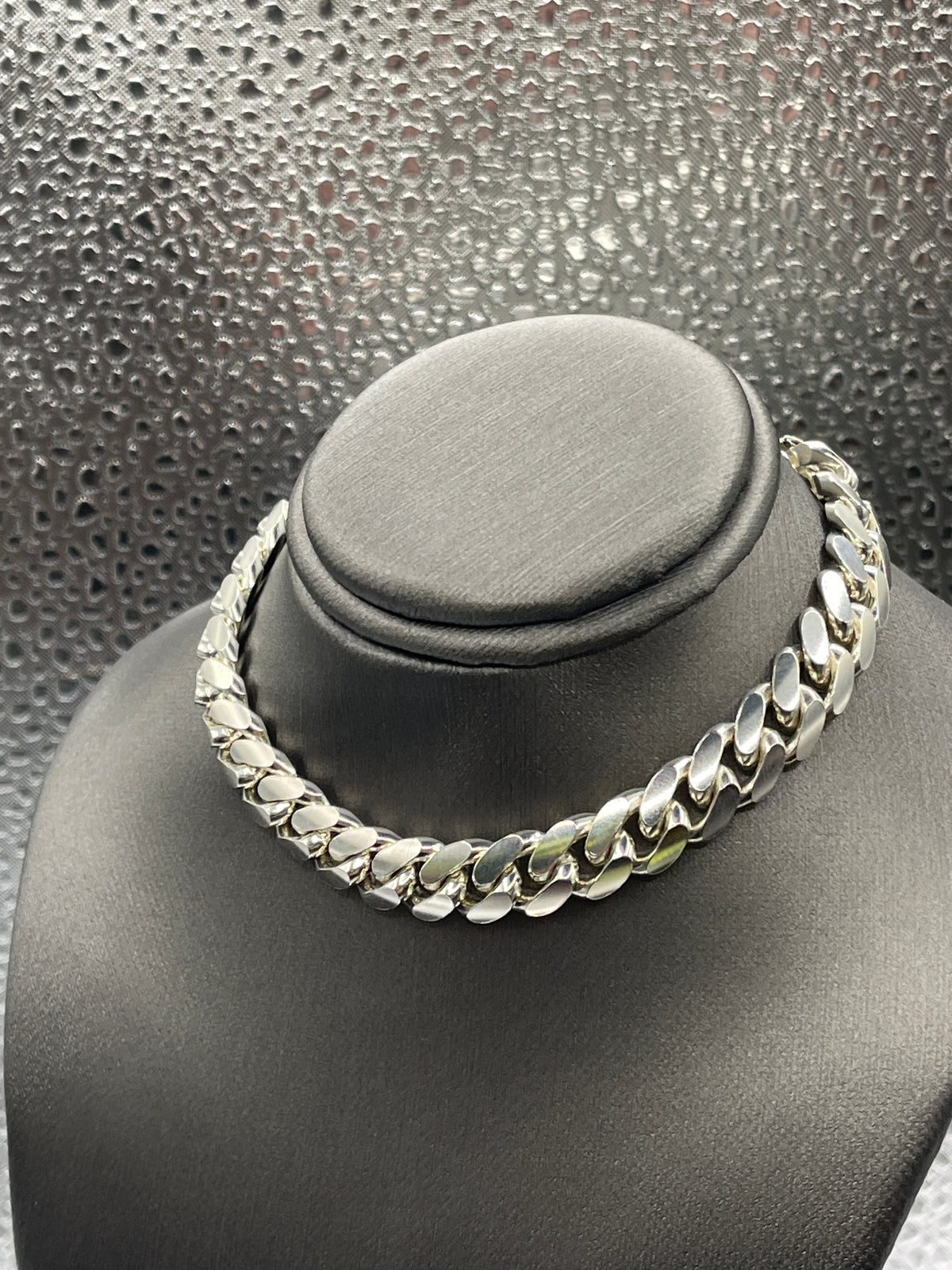 Ladies or Gents Solid Sterling Silver Cuban Link Bracelet