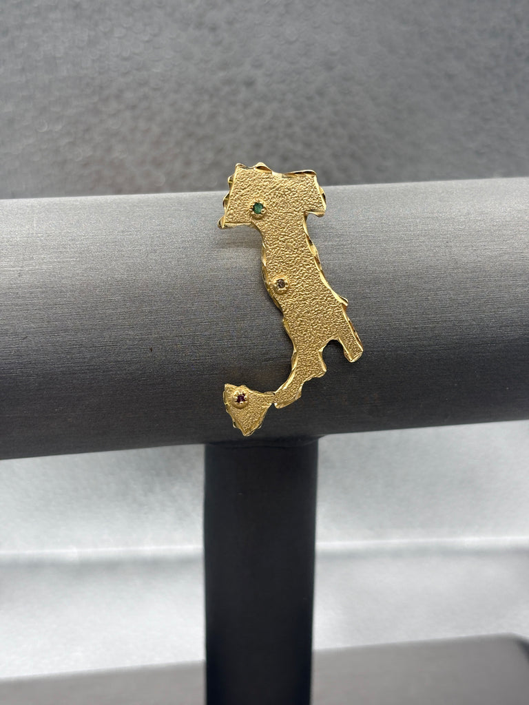 14 Karat Yellow Gold Ladies/Gents Boot Of Italy Pendant