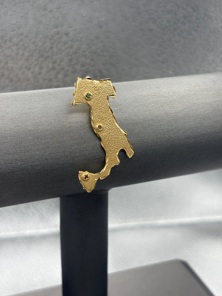 14 Karat Yellow Gold Ladies/Gents Boot Of Italy Pendant