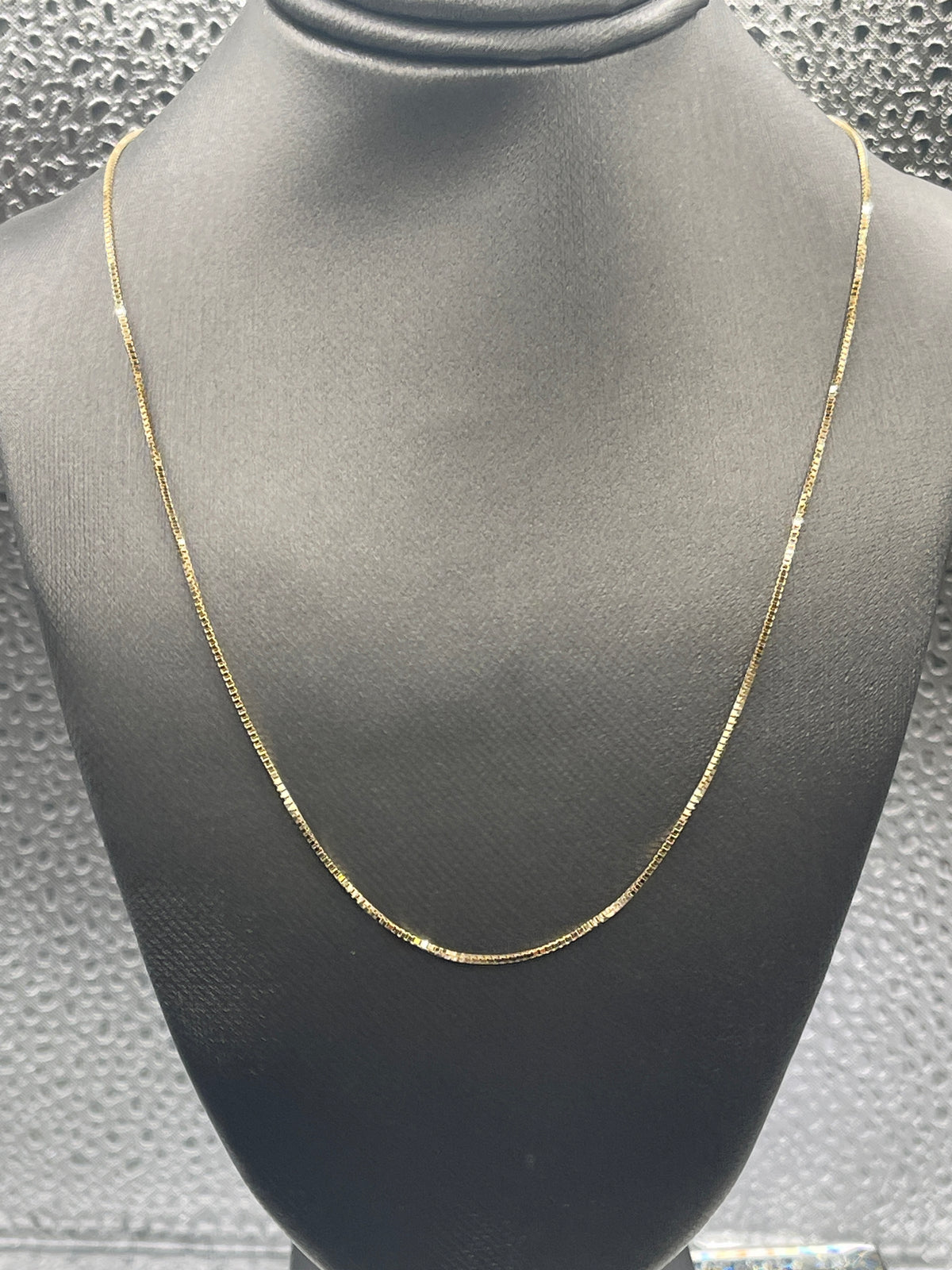 Ladies 14 Karat Solid Yellow Gold Box Chain