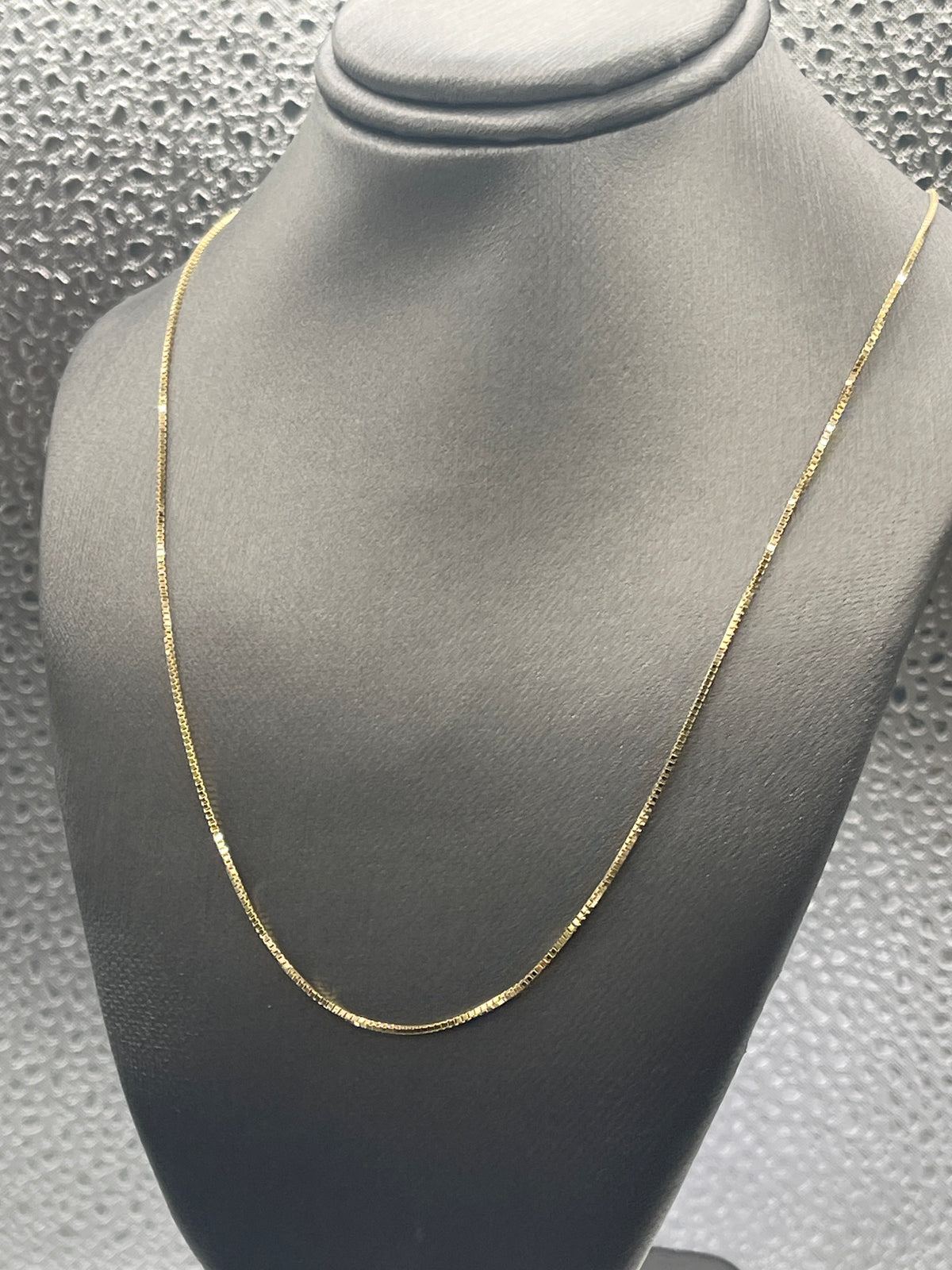 Ladies 14 Karat Solid Yellow Gold Box Chain