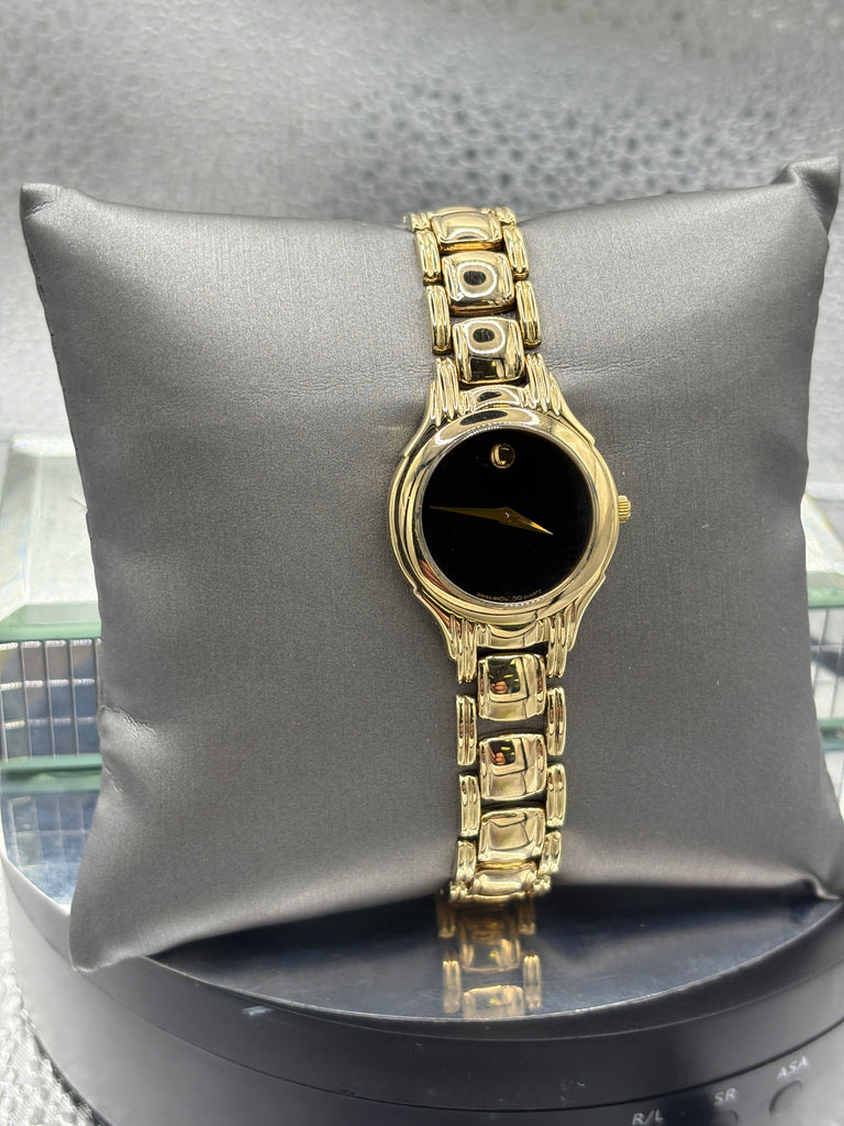 14 Karat Yellow Gold Ladies Movado Classic Museum Watch