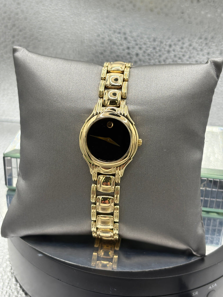 14 Karat Yellow Gold Ladies Movado Classic Museum Watch