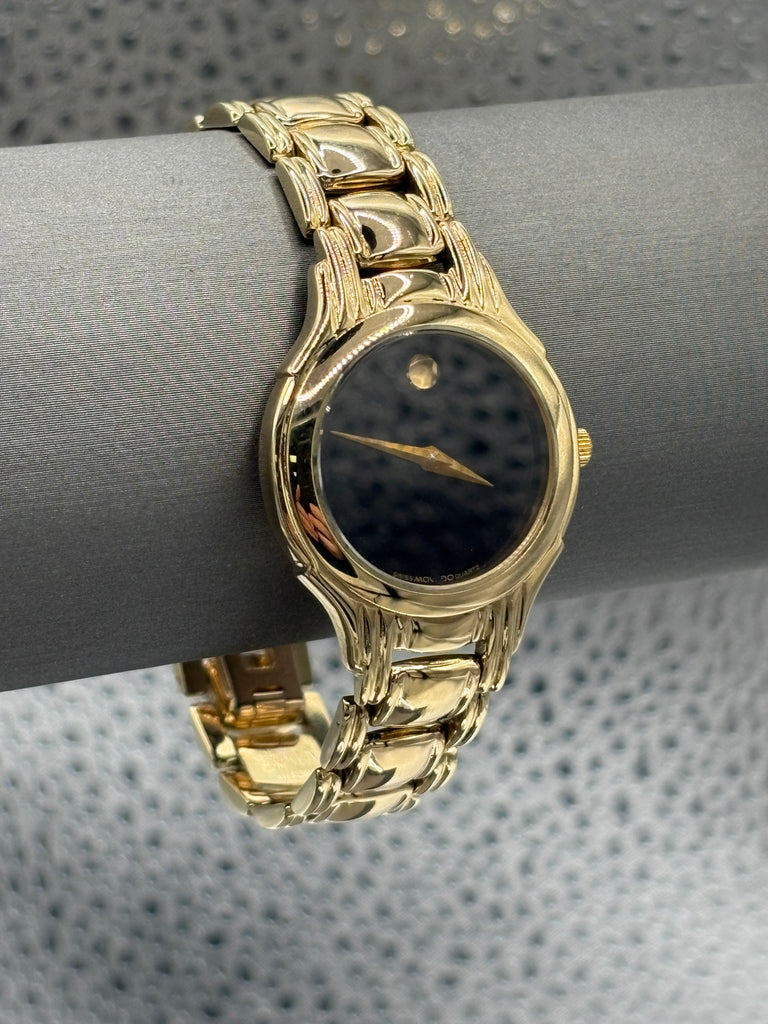 14 Karat Yellow Gold Ladies Movado Classic Museum Watch