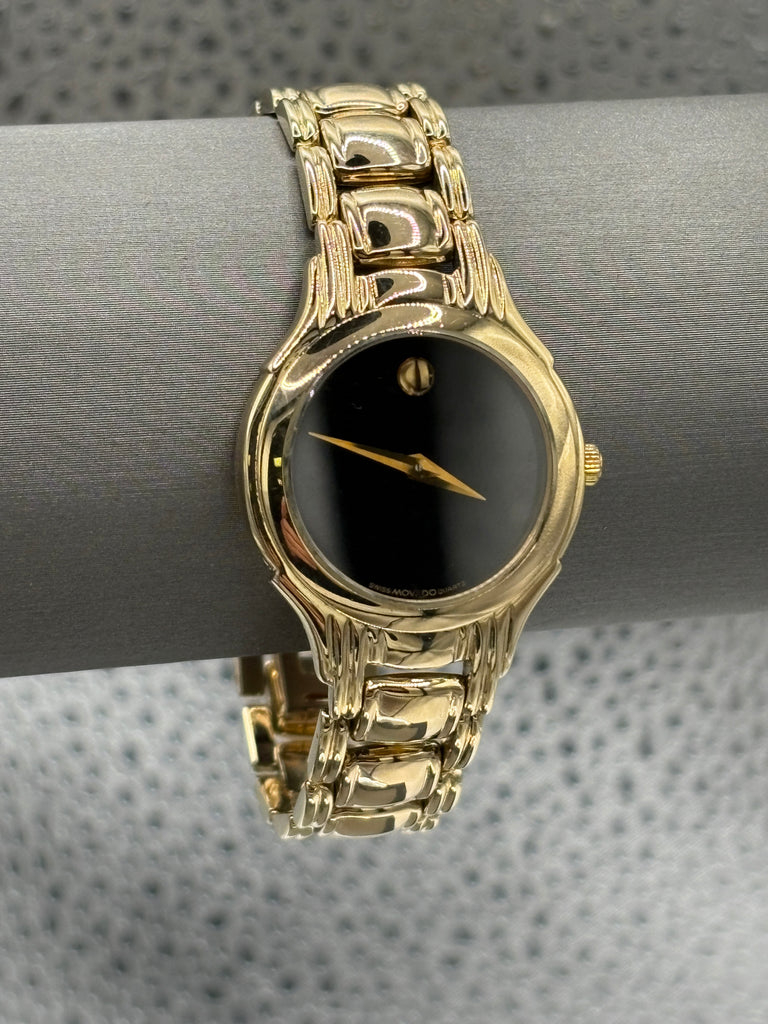 14 Karat Yellow Gold Ladies Movado Classic Museum Watch