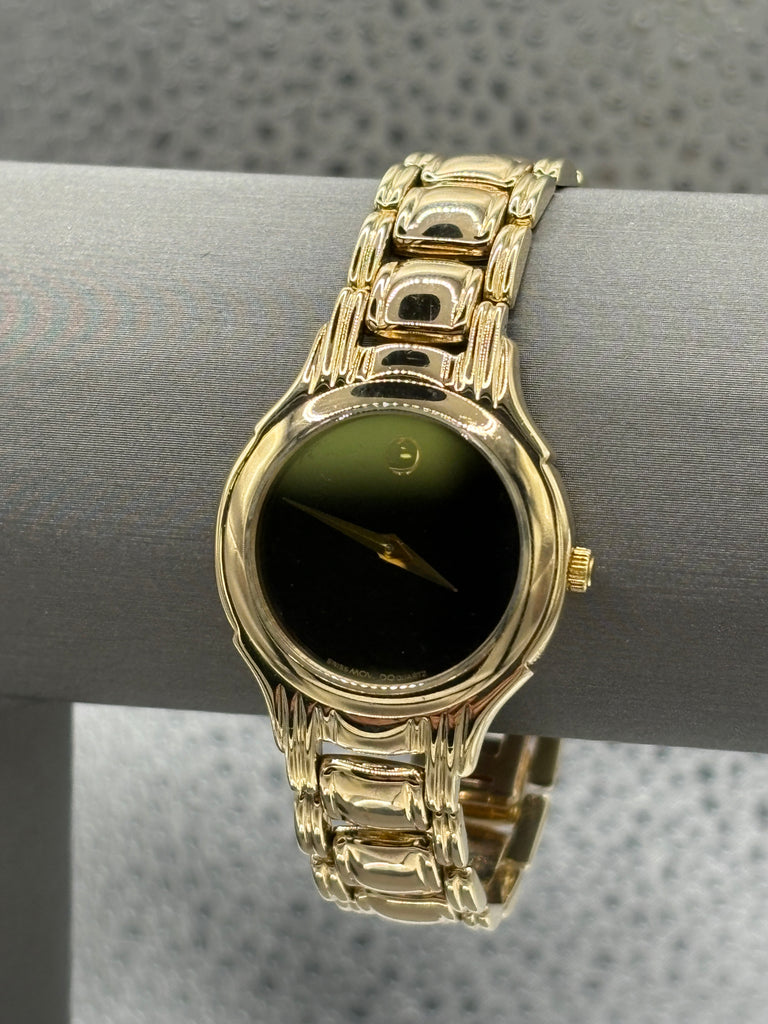 14 Karat Yellow Gold Ladies Movado Classic Museum Watch